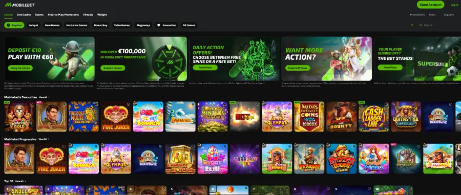 Mobilebet screenshot 1