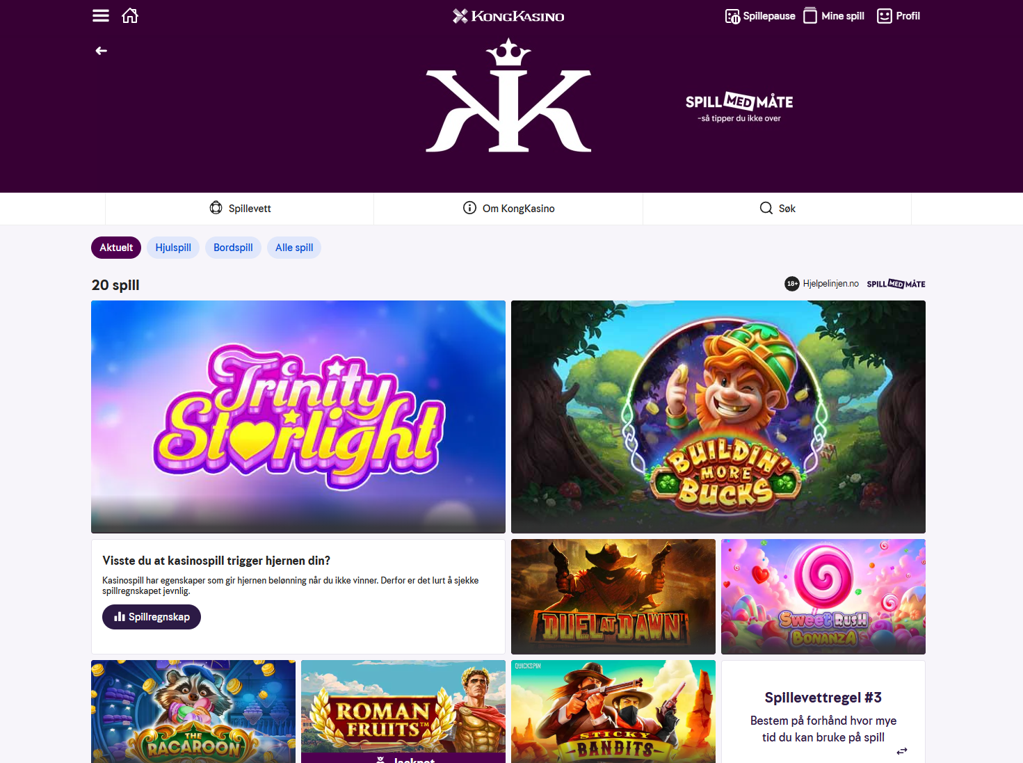 Kong Kasino screenshot 5