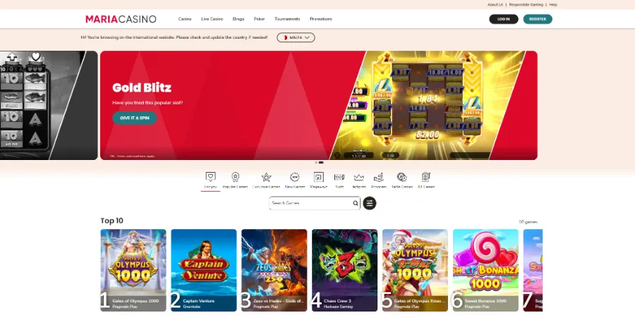 Maria Casino screenshot 1